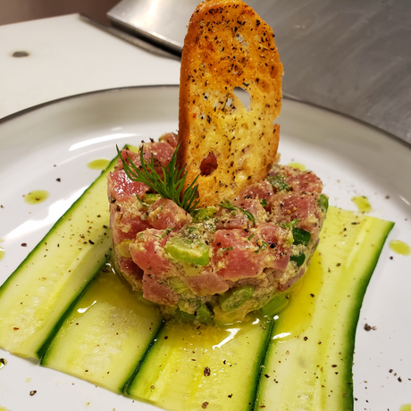 Yellowfin Tuna Tartare by Manos Grammatikogiannis