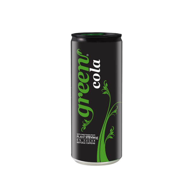 Green Cola, sugar free soda, sugar free pop, Greek soda, soda with stevia