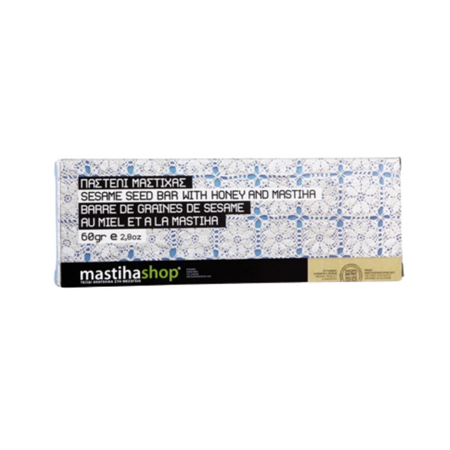 Chios mastiha, mastic, mastiha, Greek mastiha, Sesame Seed Bar with Honey and Chios Mastiha
