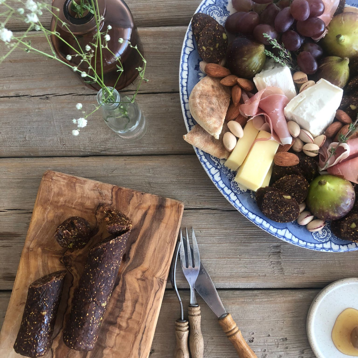Three Little Figs Fig Salami | Almond & Black Pepper