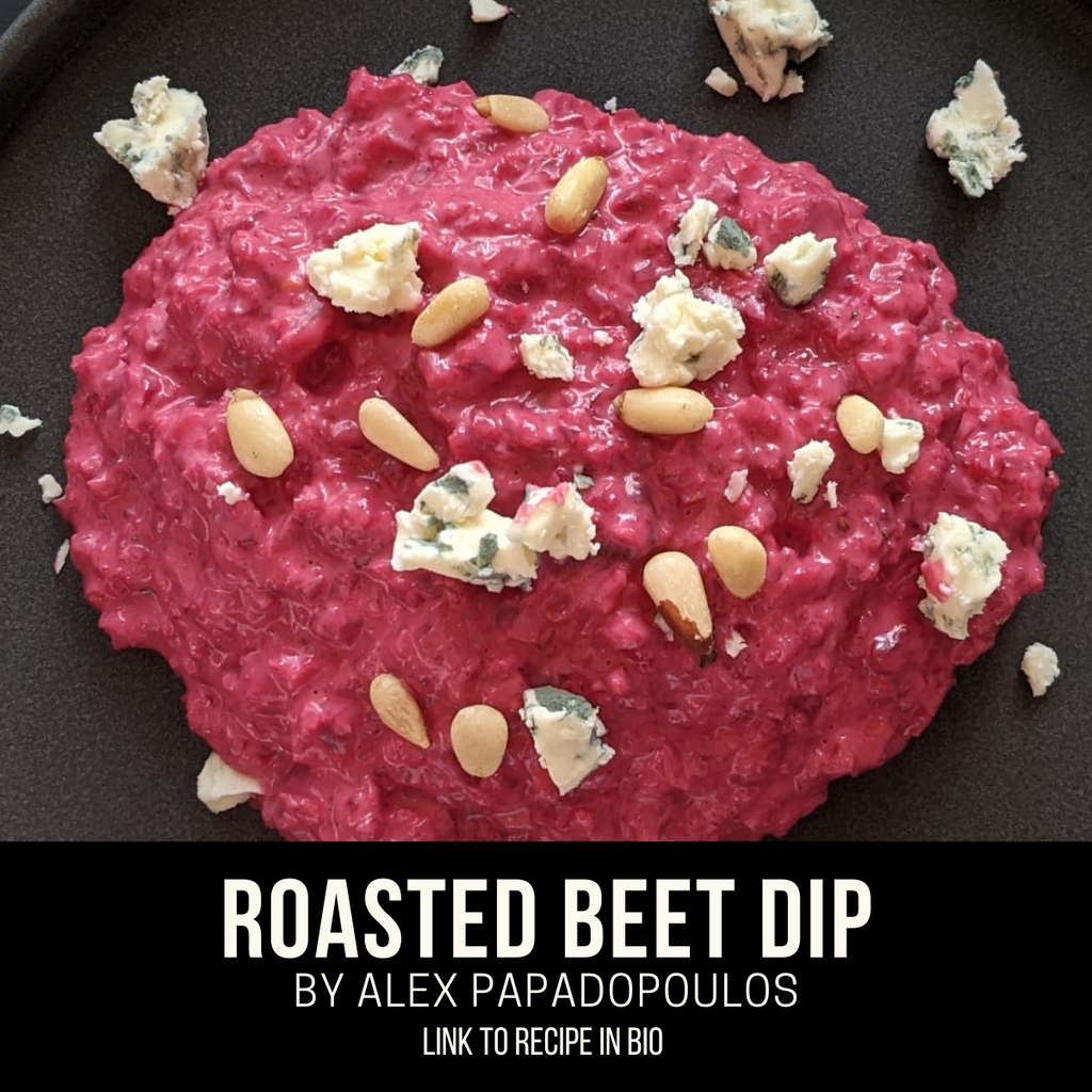 Roasted Beet Dip Recipe by The Aproned Greek