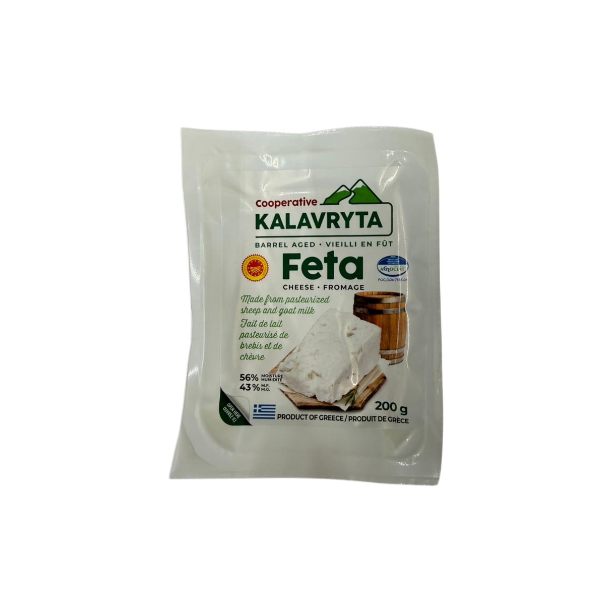 Kalavryta PDO Barrel Aged Feta Cheese