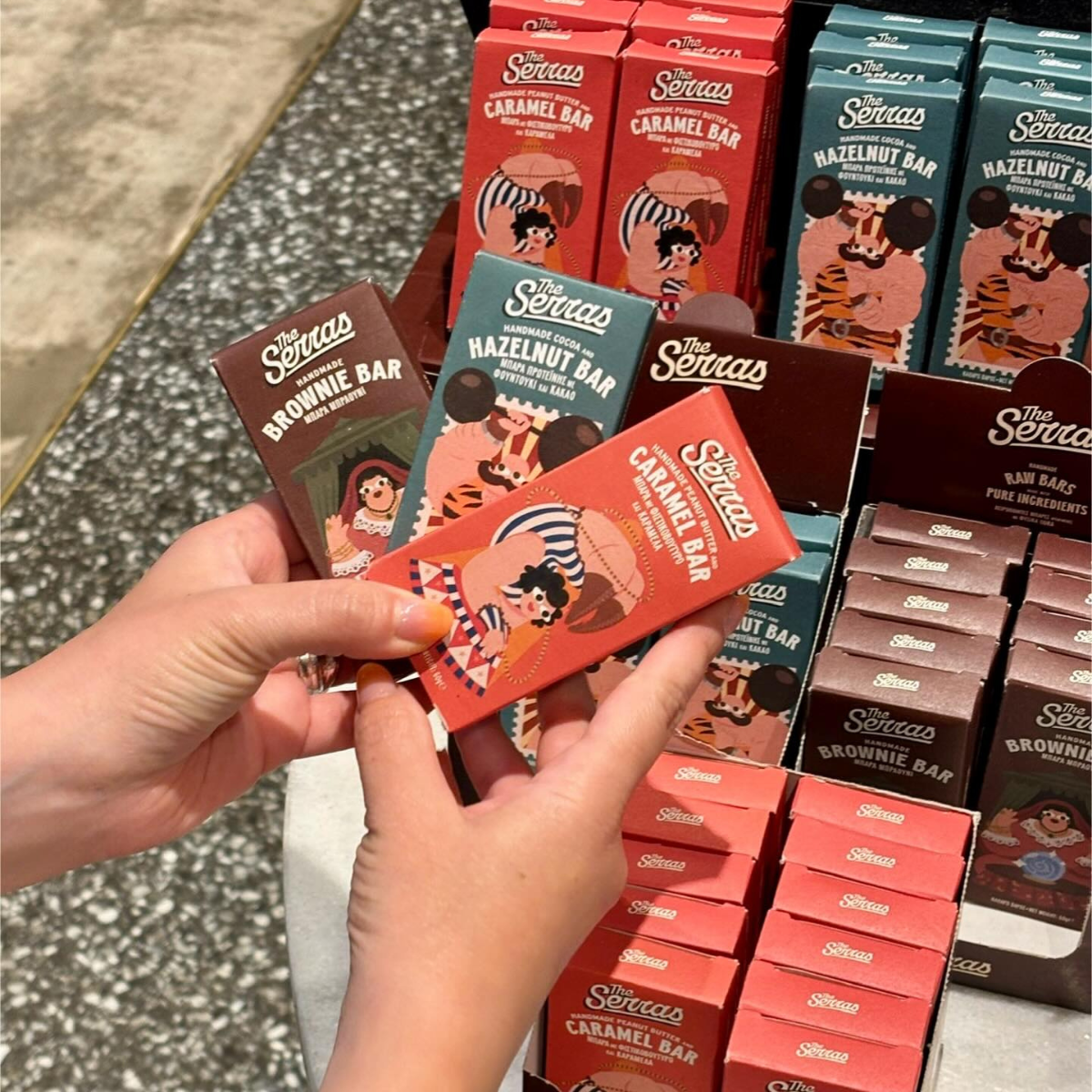 The Serras Raw Peanut Butter & Caramel Bar