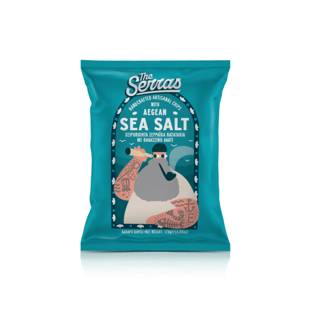 Aegean Sea Salt Chips (Sold by the Case - 14 Bag Minimum)