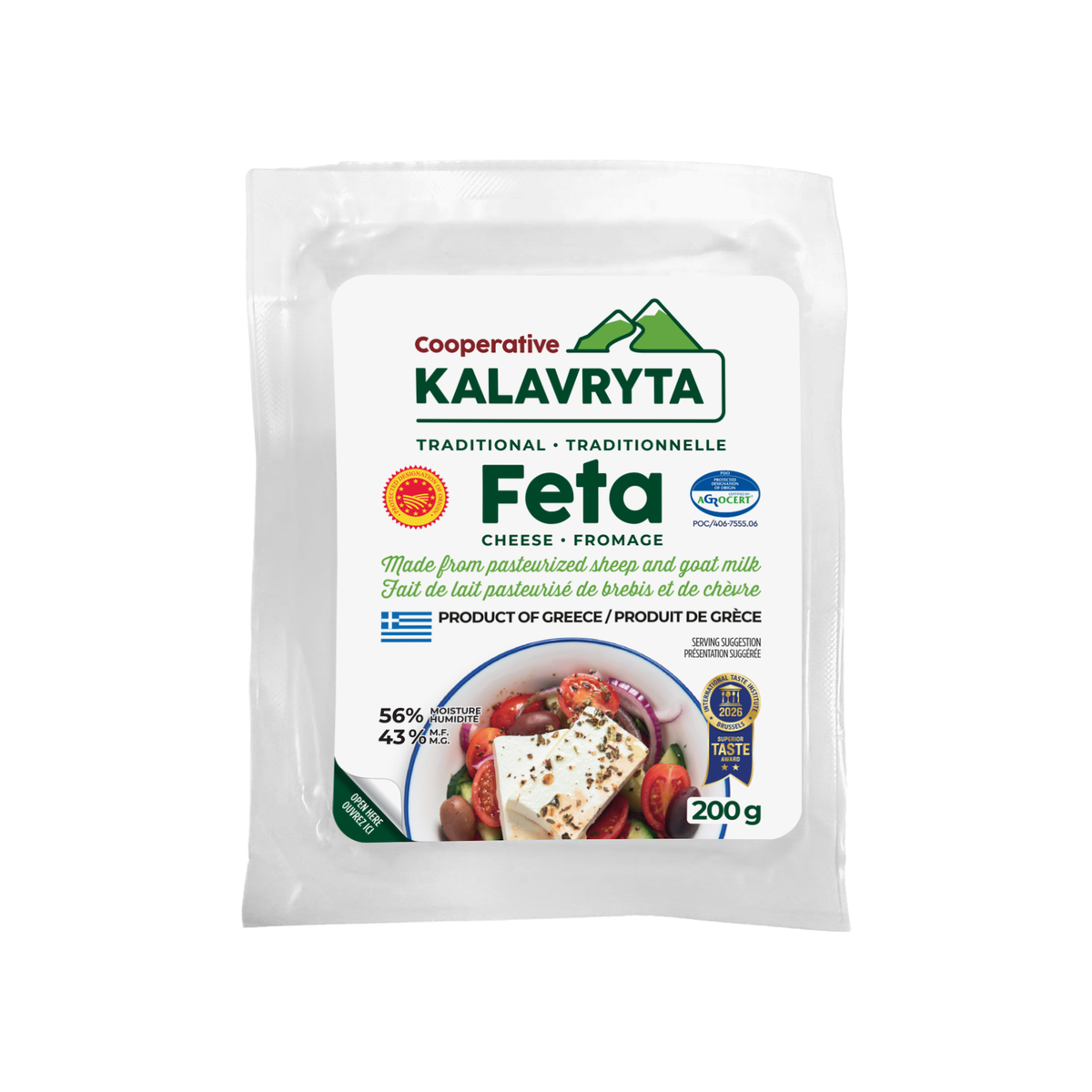 Kalavryta PDO Traditional Feta Cheese