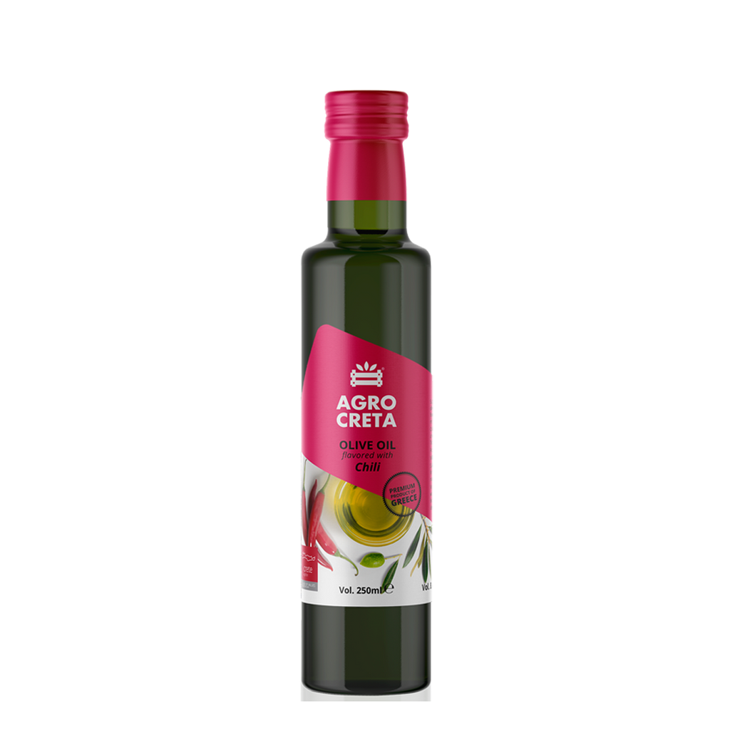 Agro Creta Chili Olive Oil, olive oil, chili olive oil, olive oil from Greece, Greek olive oil