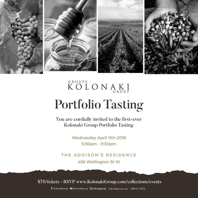 Kolonaki Group Portfolio Tasting Consumer Ticket