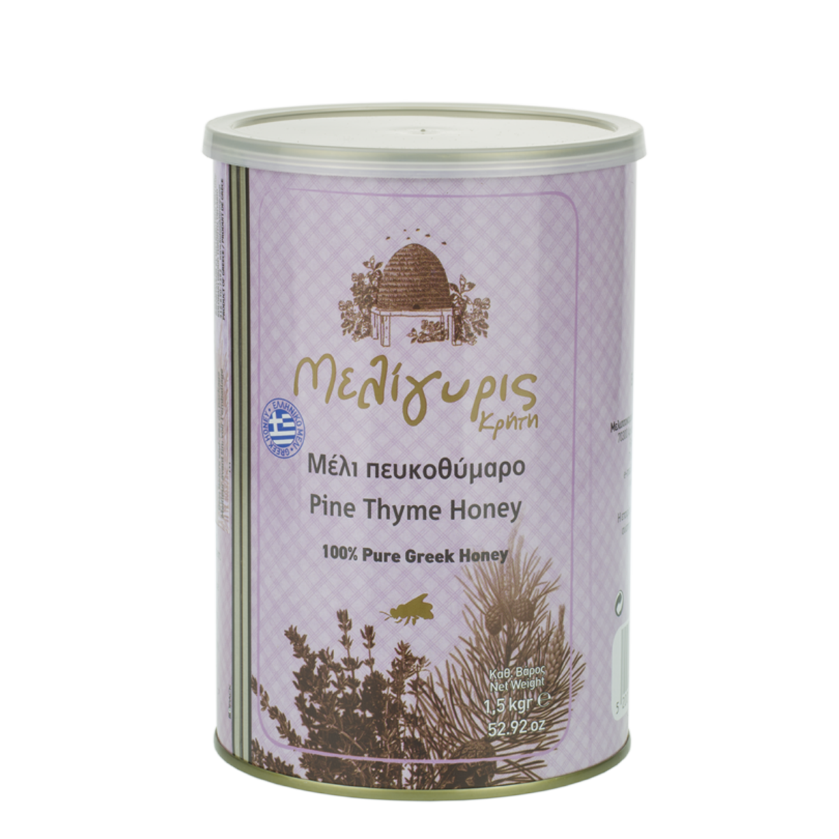 Pure Pine Thyme Honey, Greek honey, honey, Cretan honey