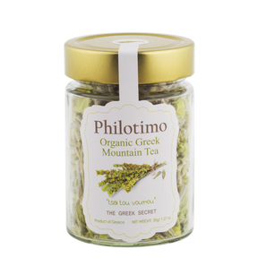Philotimo Greek Organic Mountain Tea, mountain tea, Greek tea, organic mountain tea